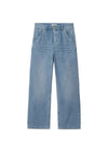 W Simple Pant - Blue Light True Washed-broek-Carhartt WIP-Butler Loftet