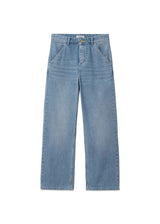 W Simple Pant - Blue Light True Washed-broek-Carhartt WIP-Butler Loftet