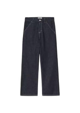 W Simple Pant - Blauw Rinsed-Carhartt WIP-Butler Loftet