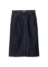 W Single Knierok - Blauw Rinsed-Rokken-Carhartt WIP-Butler Loftet