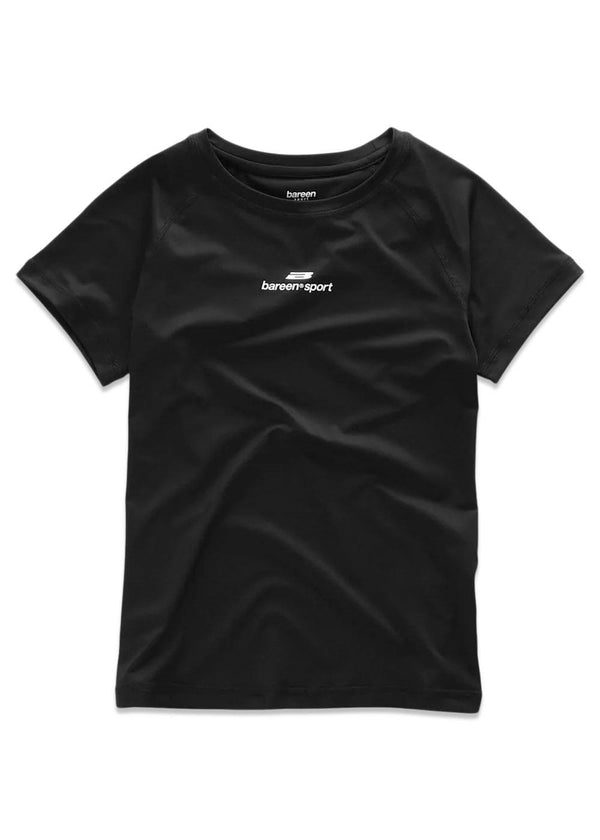 WMNS STRETCH TEE - Zwart-T-shirts-Bareen-Butler Loftet