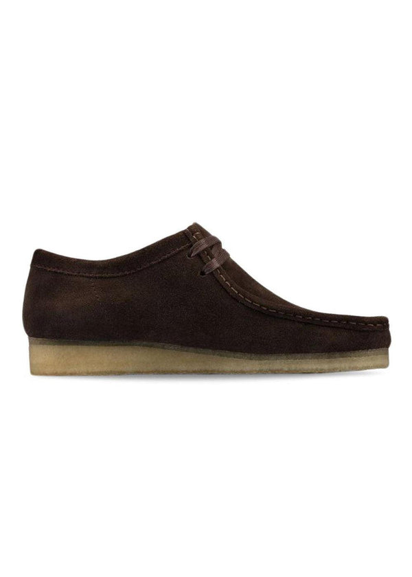 Wallabee Donkerbruin Suede - Donkerbruin-Schoenen-Clarks Originals-Butler Loftet