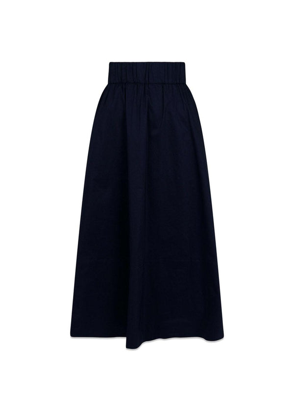 Yara Poplin Skirt - Black-Skirts-Neo Noir-Butler Loftet