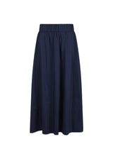 Yara Poplin Skirt - Navy-Skirts-Neo Noir-Butler Loftet