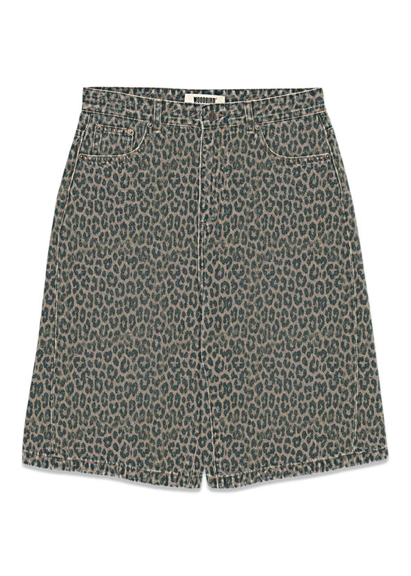 Yuto Twisted Leo Shorts - Zwart-Geel-Shorts-Woodbird-Butler Loftet
