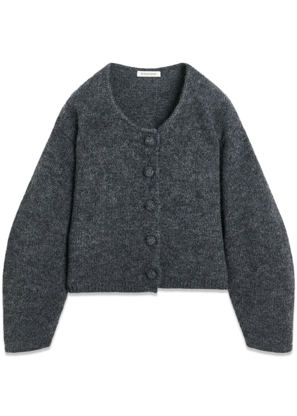 ZHAREA - Grijs gemêleerd-gebreide kleding-door Malene Birger-Butler Loftet