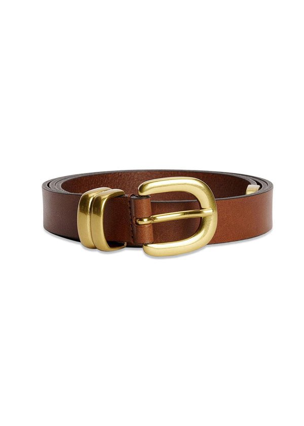 ZOILO - Donkerbruin/Gouden-Riemen-Door Malene Birger-Butler Loftet