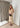Jurk met chiffonprint Zella - Dusty Yellow-jurk-Neo Noir-Butler Loftet