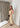 Jurk met chiffonprint Zella - Dusty Yellow-jurk-Neo Noir-Butler Loftet