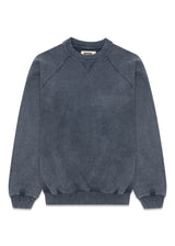 Zhang Washed Crew - Black-Sweatshirts-Woodbird-Butler Loftet