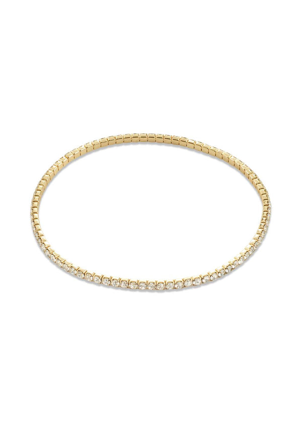 ARASH crystal bracelet gold-plated - Gold Plated