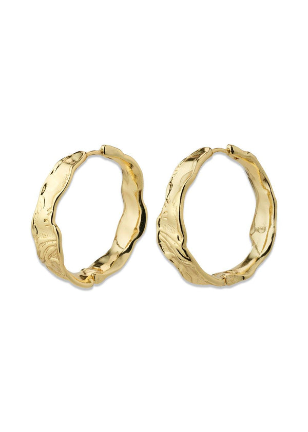 JULITA hoop earrings gold-plated - Gold Plated