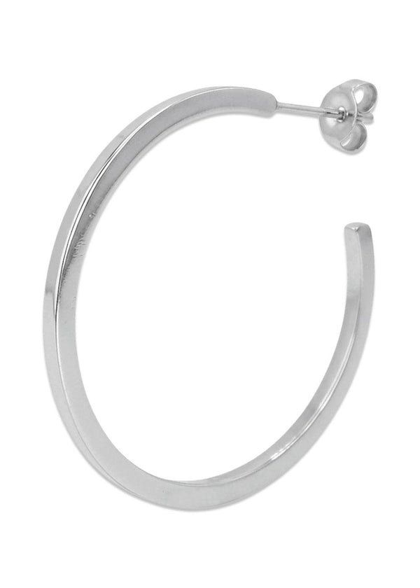 Olympia Hoop 27 - Silver Stainless Steel