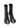 LEATHER LAMB STRETCH BOOTS - Black
