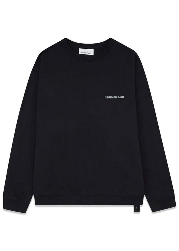 Crewneck Dogs Print - Black