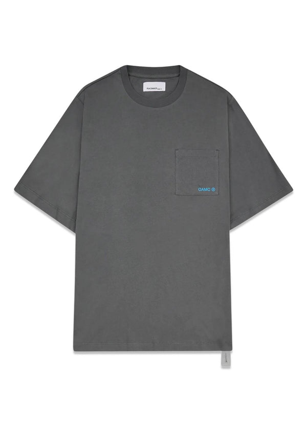 Pocket Tee Landscape Print - Gray