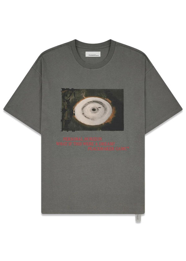 Loose Fit T-Shirt Landart Print - Gray