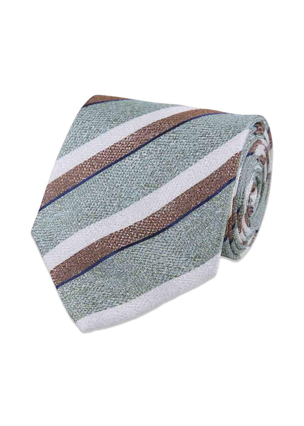 Green Silk Tie - Green