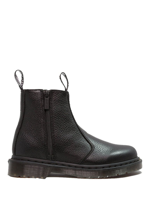 Dr. Martens' 2976 met ritsen, zwart gefreesd nappa - zwart. Koop hier laarzen.