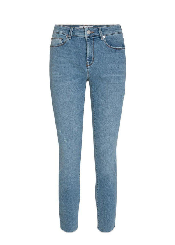 Ivy Copenhagen's Alexa Jeans Wash Bright Cool - Denim Blauw. Koop hier jeans.
