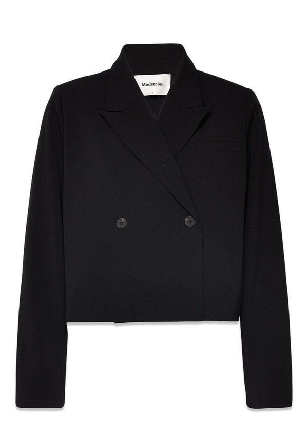 Modströms AnkerMD korte blazer - Zwart. Koop hier damespakken.