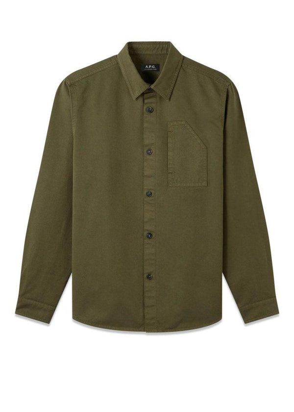 A.P.C's Anthony Shirt - Green. Køb shirts her.