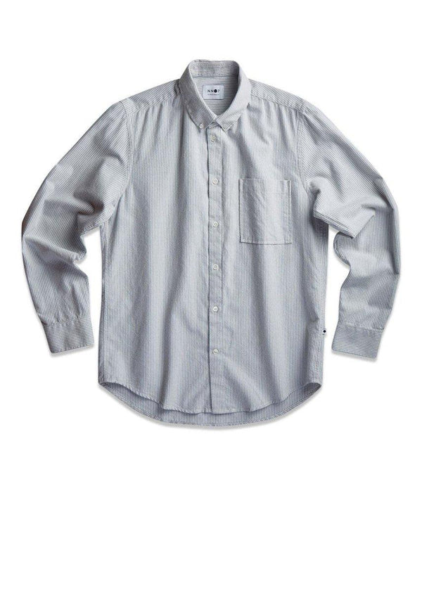 Nn. 07s Arne BD 5032 - Blue Stripe. Køb shirts her.