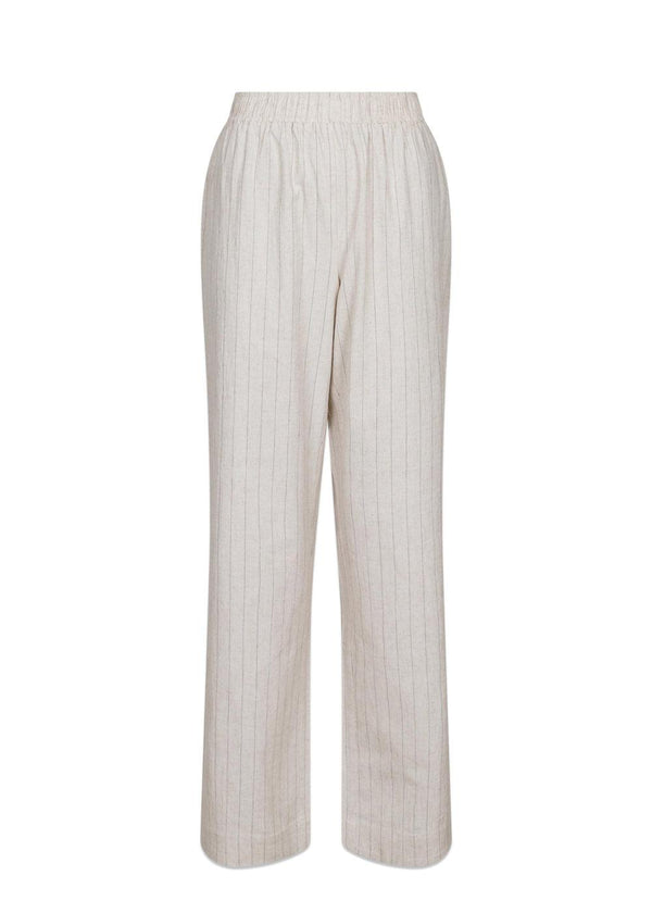 Neo Noirs Astra Summer Stripe Pants - Natural. Køb bukser her.