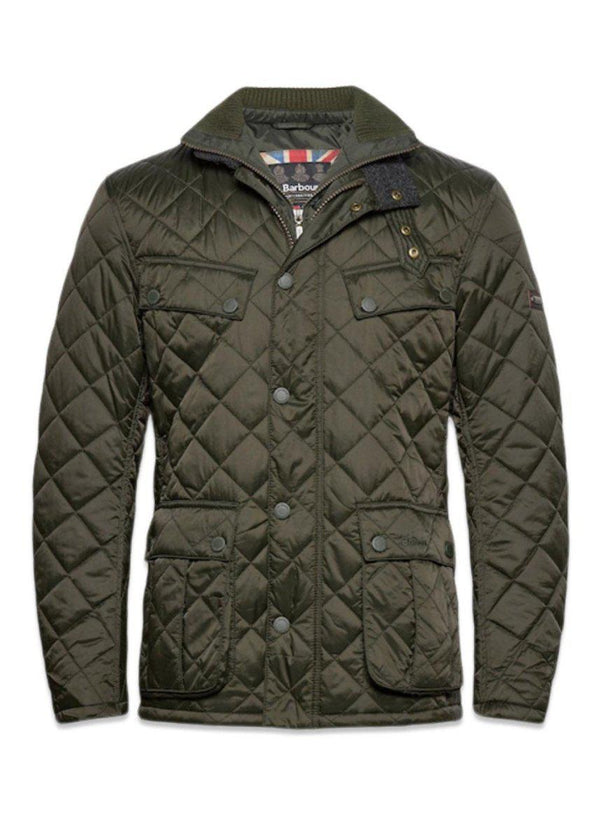 Barbours B.Intl Windshield Quilt (TR) - Sage. Køb overtøj her.