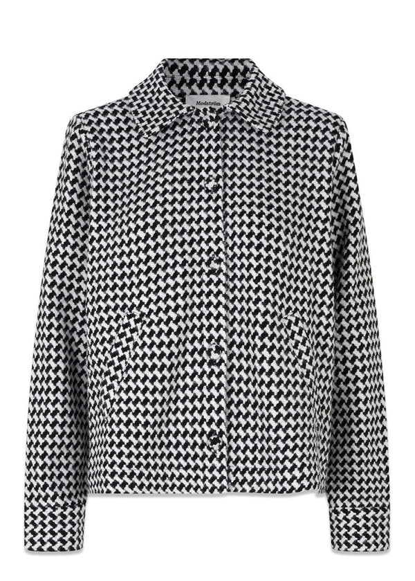 Modströms BadiaMD jacket - Black White Check. Køb blazers her.