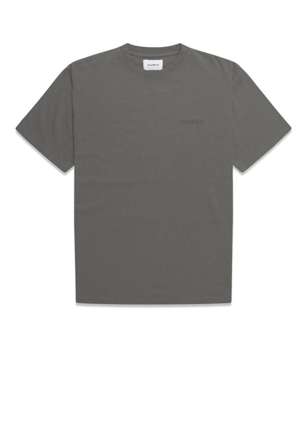 Woodbirds Baine Base Tee - Antra Grey. Køb t-shirts her.