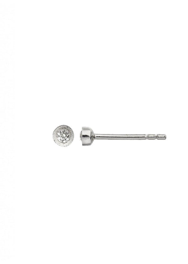 Stine A's Big Dot Earring - Sølv. Køb smykker her.