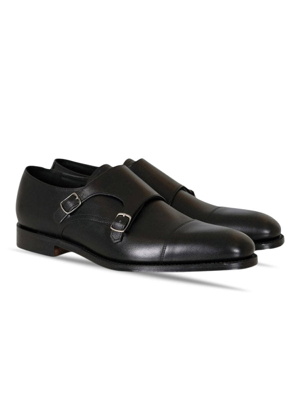 Loakes CANNONB Dubbele Monkstraps - Zwart. Koop hier zakelijke schoenen.