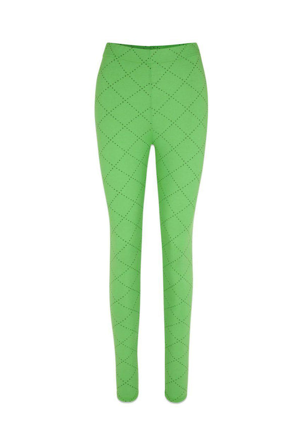 Modströms CalliopeMD print tights - Classic Green Logo. Køb leggings her.