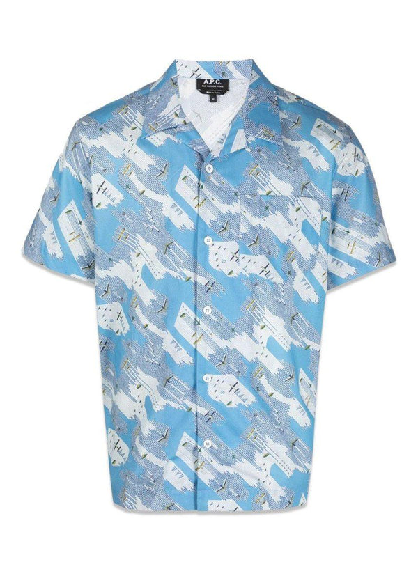A.P.C's Chemisette Lloyd - Blue. Køb shirts her.