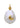 Moon's Claude hanger - Sterling zilver (925) verguld. Koop hier kettingen.