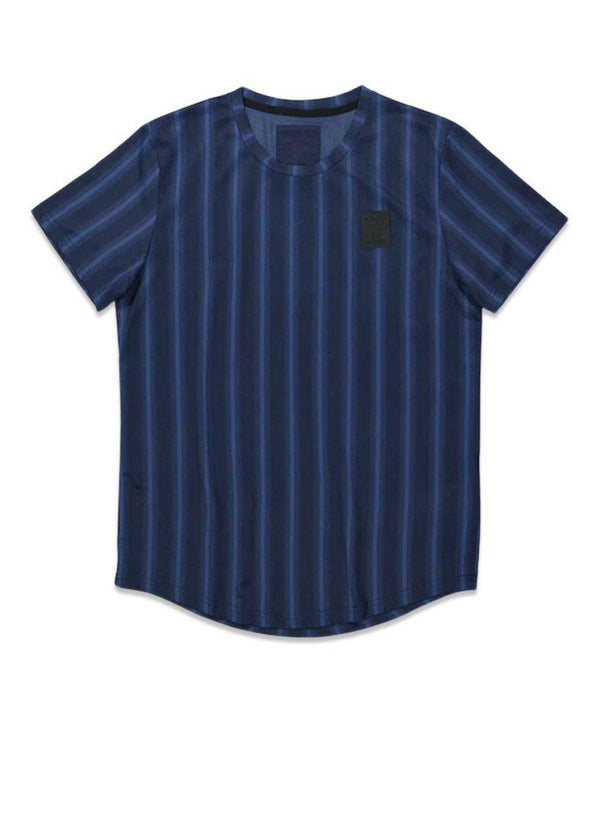 Nn. 07s Combat SS Tee 3508 - Navy Stripe. Køb t-shirts her.