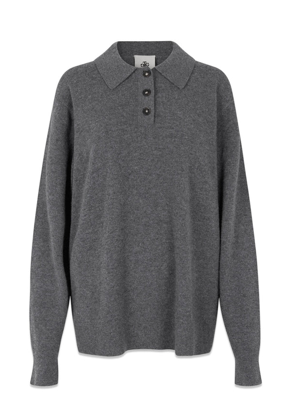 The Garments Como Polo - Grey Melange. Køb sweatshirts her.