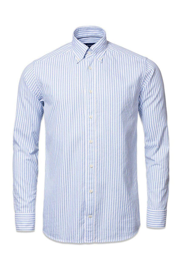 Etons Contembery-Royal Oxford - Blue Stribe. Køb shirts her.