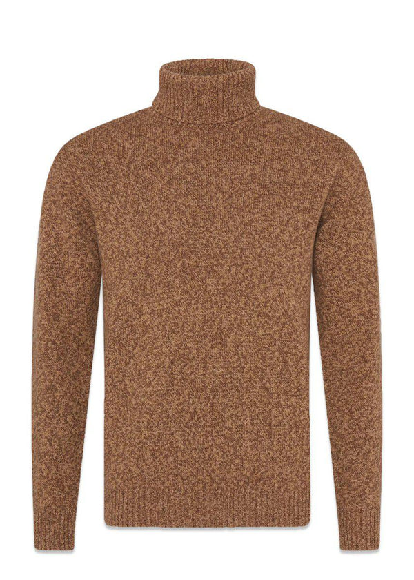 Oscar Jacobsons David Rollneck - Lama Beige. Køb strik her.