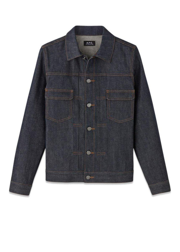 A.P.C's Denim Jacket - Indigo. Køb denimjakker her.