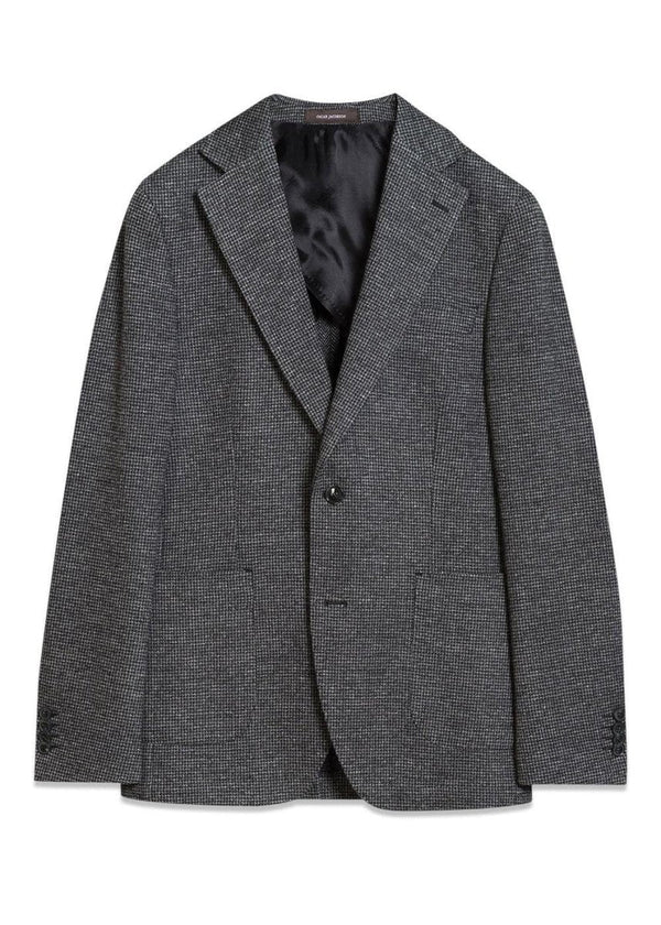 Oscar Jacobsons Egel Patch Blazer 50 - Grey. Køb blazers her.