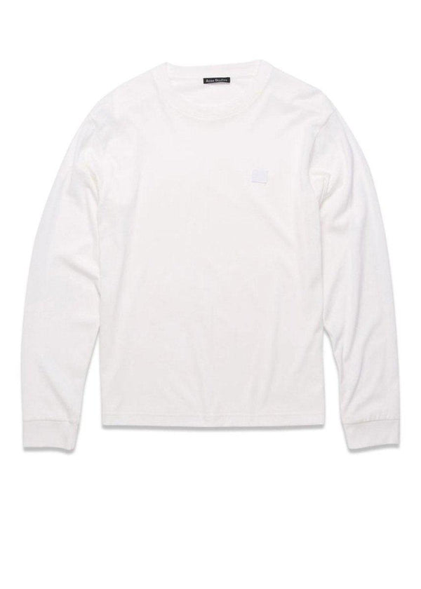 Acne Studios' Elwood Face - Optic White. Køb sweatshirts her.