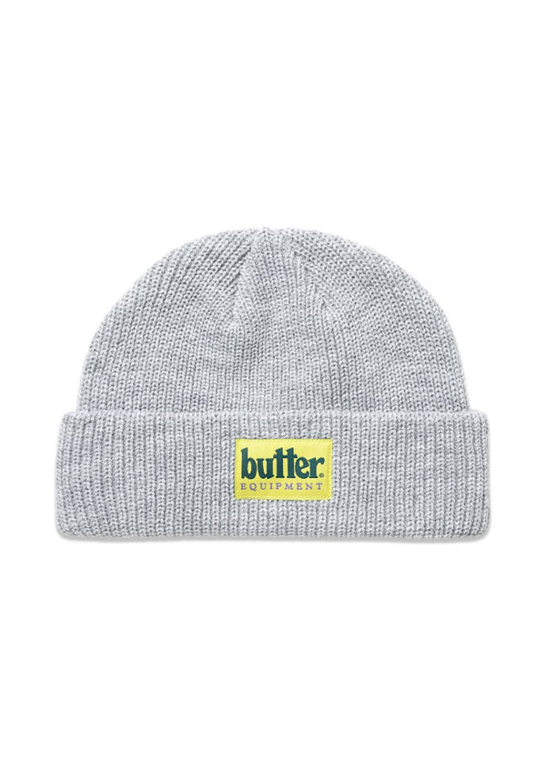 Butter Goods' Equipment beanie - Grey. Køb huer her.
