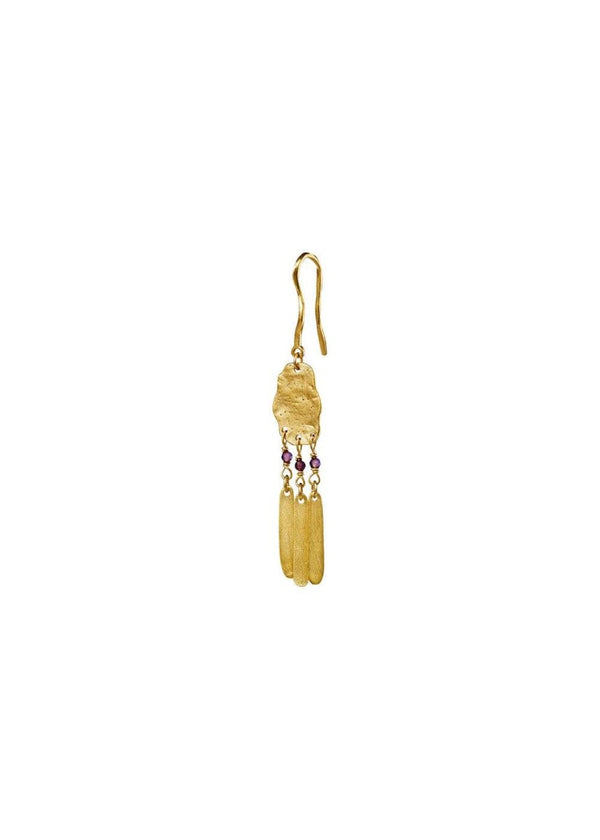 Maanestens Evalina Earring - Sterling Silver (925) Gold Plated. Køb øreringe her.