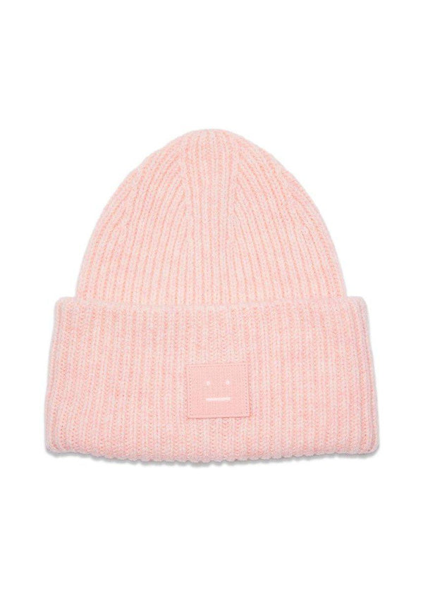 Acne Studios' FA-UX-HATS000063 - Faded Pink Melange. Køb huer her.