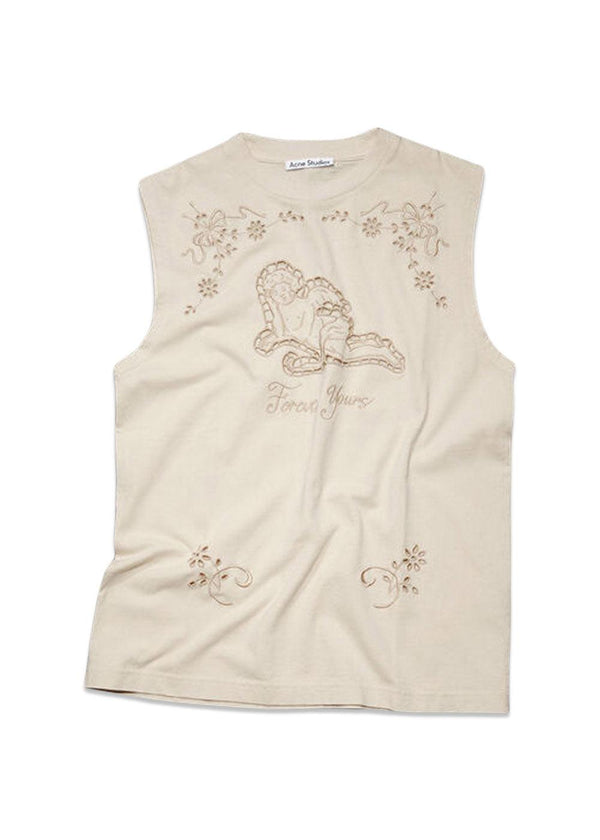 Acne Studios' FN-WN-TSHI000519 - Ecru Beige. Køb t-shirts her.
