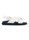 Marnis FUSSBETT SCHOEN - Zijde Wit. Koop hier sandalen.