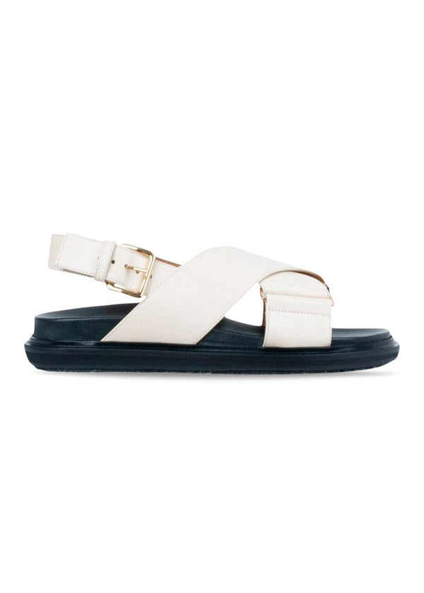 Marnis FUSSBETT SCHOEN - Zijde Wit. Koop hier sandalen.