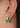 Hoops, Amelia - 42 Petrol Green Jewellery804_E272GM_42PetrolGreen_19x18mm5714274022464- Butler Loftet